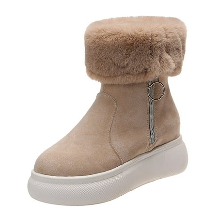 

Fashion Women s Casual Shoes Breathable Slip-on Wedges Thermal Boots Womens Black Boots 7.5 Womens Open Toe Booties And Boots