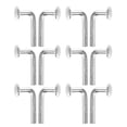 thumbnail image 1 of Minkissy 70Pcs Iron L-Shaped Drop Pin for Pallet Racks Safety Prevent Accidental Disconnection M5, 1 of 8