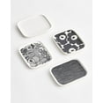 thumbnail image 3 of MARIMEKKO - Oiva Unikko Rectangular Small Plate  Black & White Poppy Design, 3 of 7