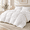 California King, variant on Palatial King Goose Down Fiber Duvet Comforter, Egyptian Cotton Cover, 80 Oz Fill