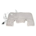 thumbnail image 3 of Heating Pad, Heating Shawl Electric 6 Temperature Levels Warm Soft  For Shoulders Beige,Dark Grey, 3 of 8