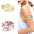 thumbnail image 2 of K-KED Metal Greek Roman Laurel Leaf Bracelet Armband Upper Arm Cuff Armlet P5APUKP :yq-RoseGold, 2 of 6