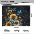 thumbnail image 7 of HUISEFOR Yellow Sunflower Car Trunk Mat for Women 29" x 39" Non-Slip Cars Accessories Full Protection Easy Installation Universal Fit for Most Cars SUV, 7 of 7