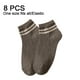 thumbnail image 2 of 8 pares de calcetines para hombre, calcetines acogedores de verano, calcetines casuales, calcetines por encima del tobillo Zhivalor BST3004624-2, 2 of 5