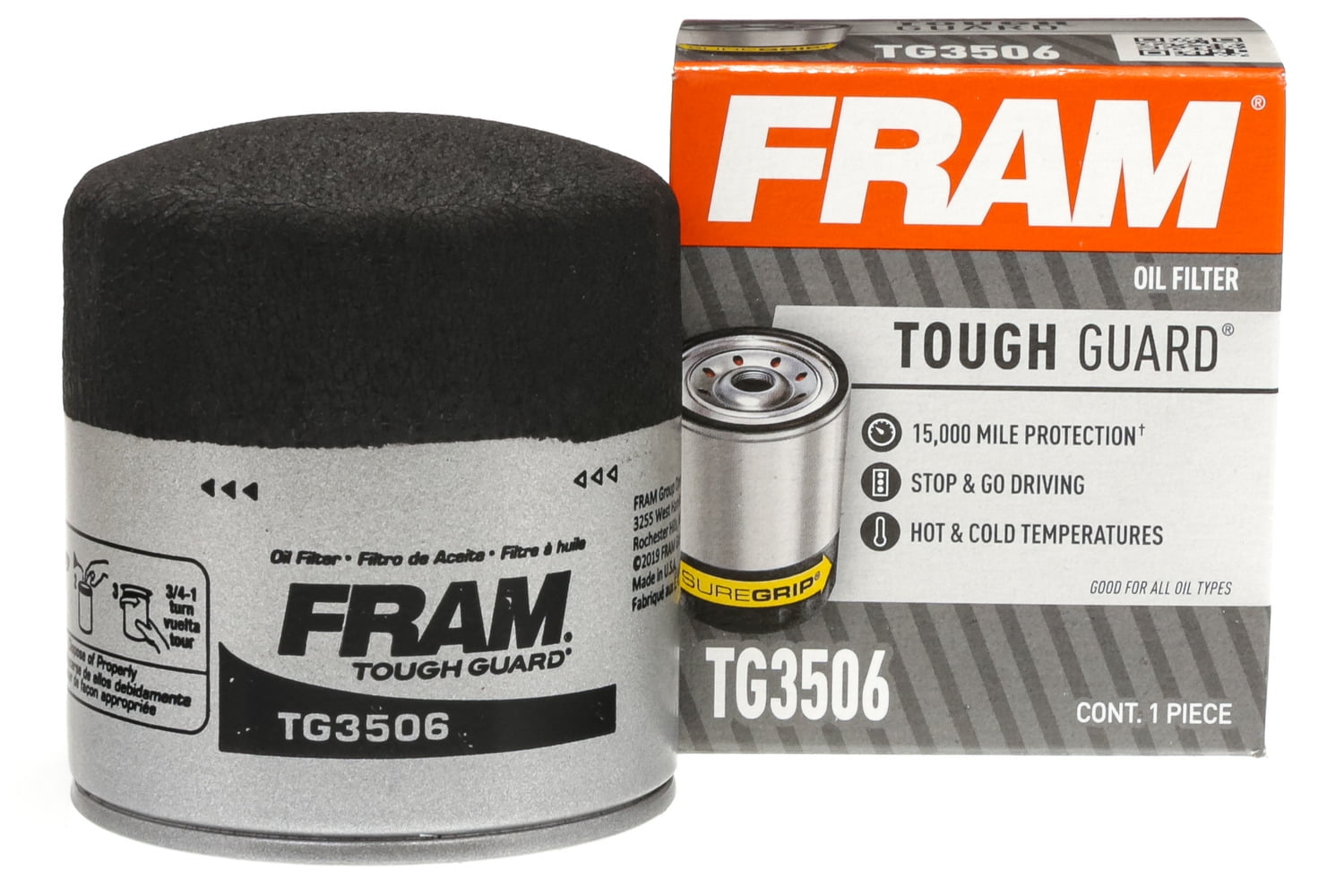FRAM, Ultra Synthetic Oil Filter, XG16, 20K mile Replacement