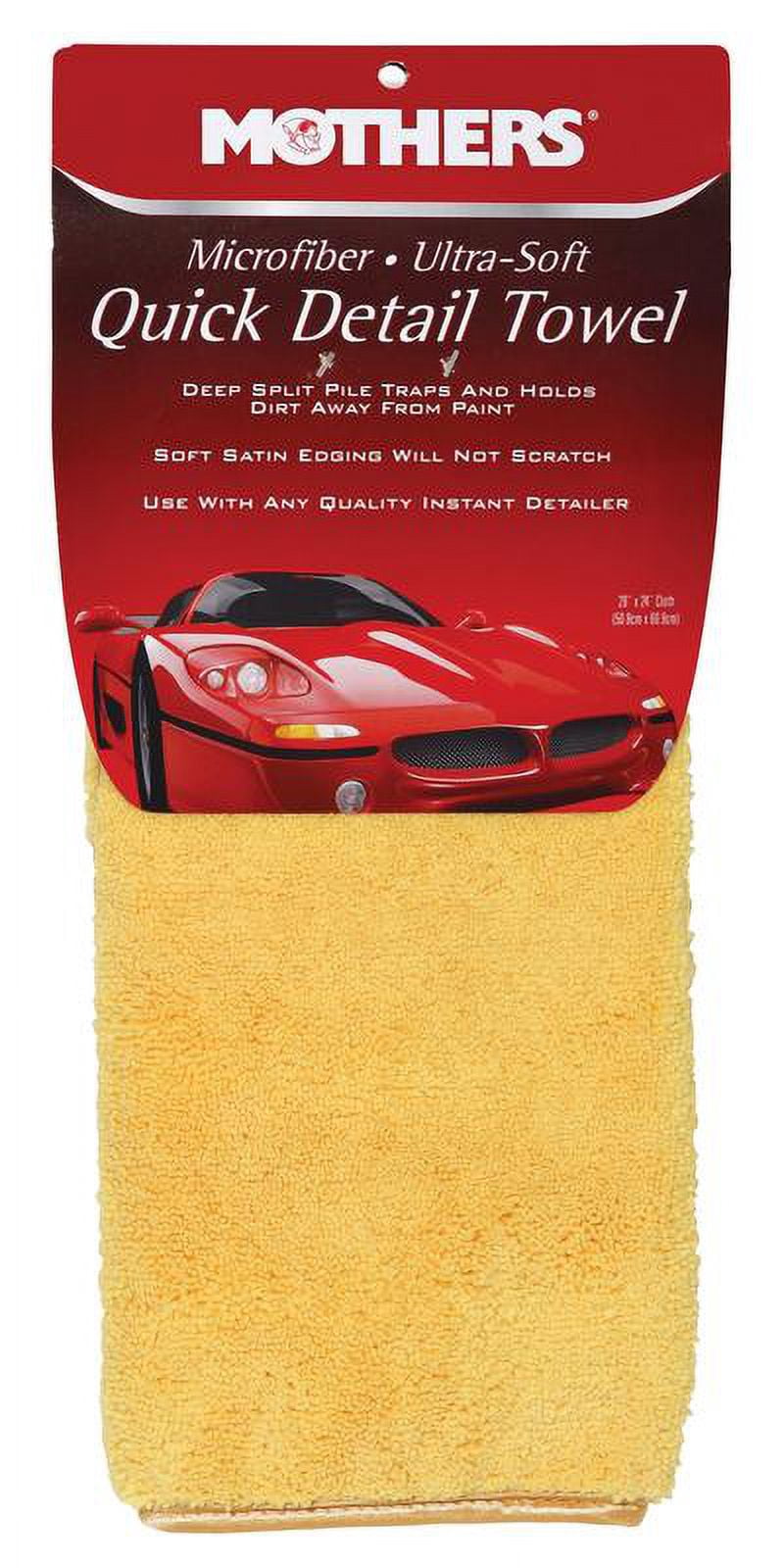 Mothers 05616/155600 Triple Action Foam Wash 16 oz. and Mothers Ultra-Soft Quick Detail Towel