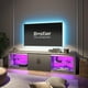 Bestier LED TV Stand pour les Téléviseurs jusqu'à 75 "Centre de Divertissement pour Salon – image 3 sur 8
