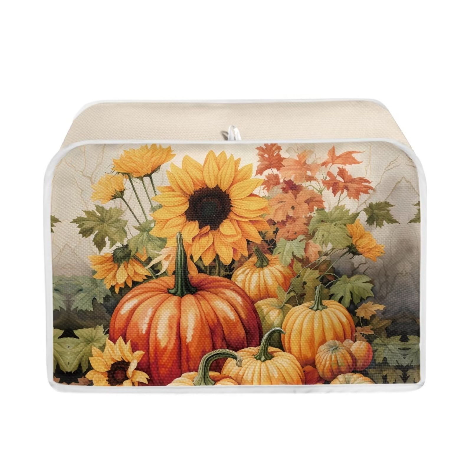 FKELYI Sunflowr Pumpkin Toaster Cover WearResistant Toaster Dust