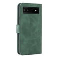 thumbnail image 6 of Case for Google Pixel 7 Wallet Case with Card Slots Holder Magnetic Clasp Cover, Luxury PU Leather Skin-Friendly Wrist Strap Handbag Kickstand Soft Silicone Shockproof Protective Case,Green, 6 of 8