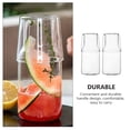 thumbnail image 4 of 2 Sets Bedside Water Carafe and Cup Glass Bedside Kettle Night Carafe Mouthwash Carafe with Cup, 4 of 9