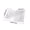white, variant on Upgraded Foldable Clipboard Folder, Portable Writing Pad, Foam Board Organizer for School Office, Folds to 9.25" x 6.5" white