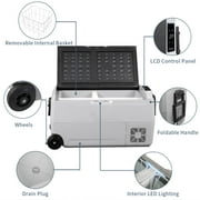 Alpicool T36 Dual Temperature Control 12 Volt Refrigerator 38 Quart(36 Liter), Portable Car Fridge Freezer (-4°F~68°F) for Truck, RV, Boat, Camping and Travel, 12/24V DC and 100-240V