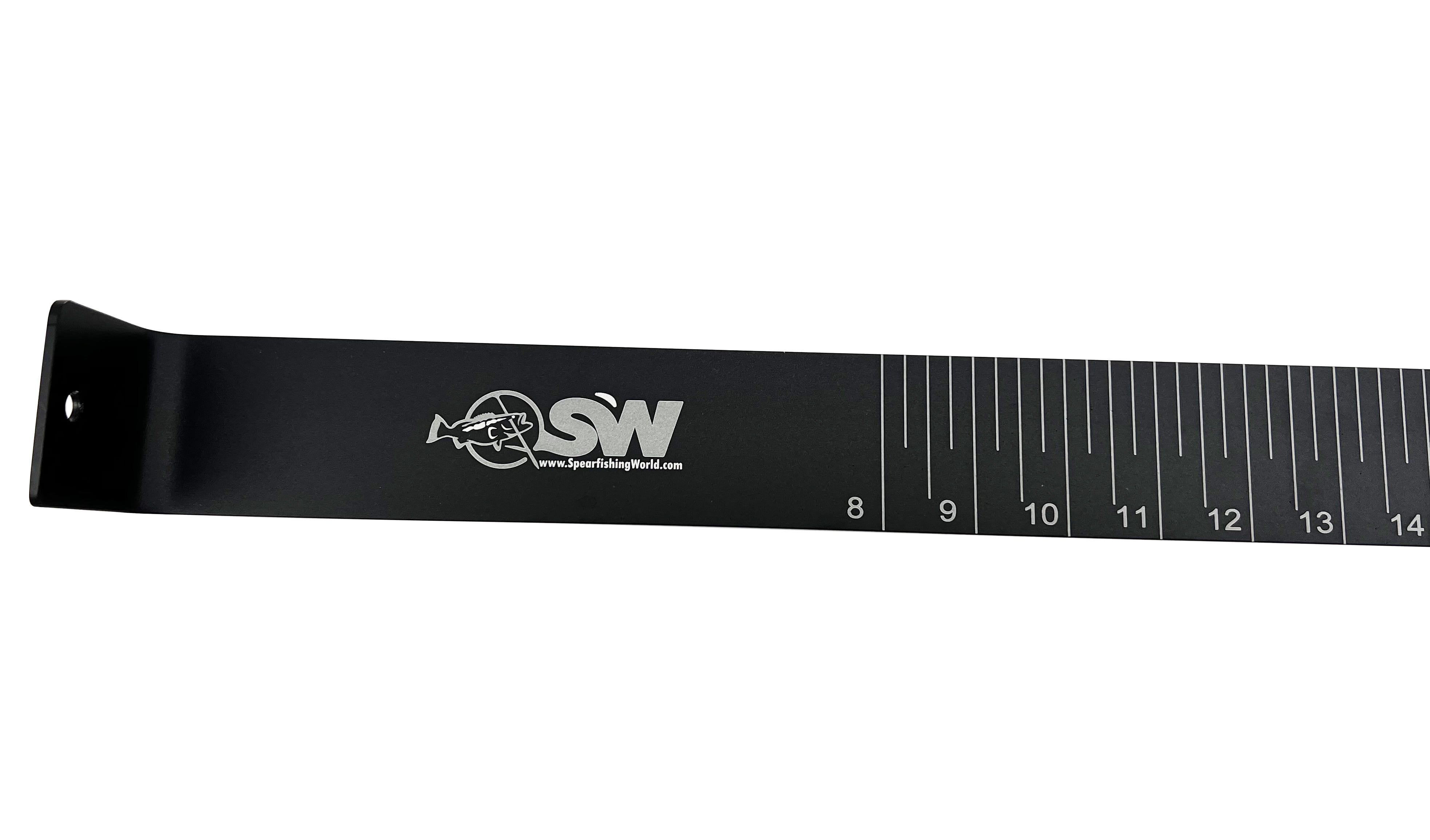SPEARFISHING WORLD Fish Bump Board for Boat Tournament Ruler Convenient  Durable Laser Etched Anodized Aluminum 