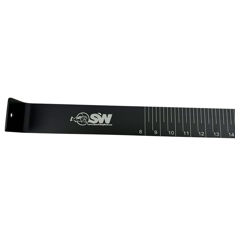 Spearfishing World Bump Board for Boat Tournament Fish Ruler Convenient Durable Laser Etched Anodized Aluminum