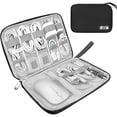 thumbnail image 1 of Electronic Organizer, Travel Cord Tech Organizer Case, Packing Essentials for Cable, Charger, Phone, USB, SD Card, 1 of 6
