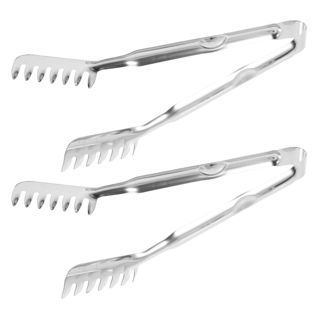 GAXIRE 2Ud Pinzas Para Pasta Y En Acero Inoxidable Resistentes Y Fáciles De Manejar