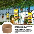 thumbnail image 5 of COOPHYA 20Ensemble Tubes Ronds en Carton Papier Brun Graffiti pour Activités Familiales, 5 of 5