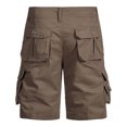 thumbnail image 4 of COSFO Mens Cargo Shorts Casual Relaxed Fit Solid Shorts Work Multiple Pockets Shorts, 4 of 5