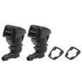 thumbnail image 1 of Front Windshield Wiper Nozzles for Lincoln MKX with Gaskets - Pack of 2 Black, 1 of 1