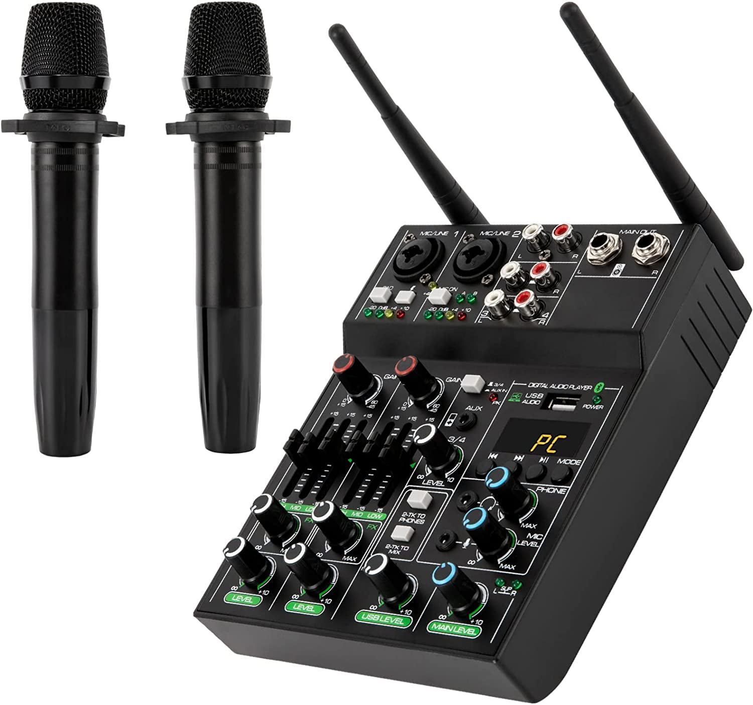 Audio Mixer with support for 4 microphones - MaestroVision - Audio & Video  Management Solutions