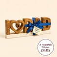 thumbnail image 4 of Decozen Home Decor Gifts for Dad – I Love Dad Letters Wooden Sculpture, Acacia Wood Figurine, Father’s Day Gift Ideas, Dad Birthday Gifts, Personalized Gifts for Dad, 4 of 7