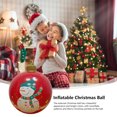 thumbnail image 5 of Bola de juguete inflada de 60CM, bola de luz de Navidad de PVC, regalos para niños (muñeco de nieve), 5 of 5