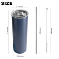 thumbnail image 4 of Sangyn 20oz Stainless Steel  Skinny Insulated Tumbler Travel Cup with Lid and Reusable Straw, 4 of 6