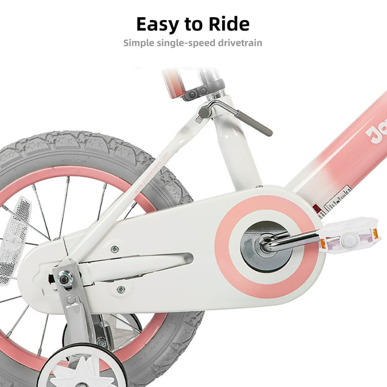 JOYSTAR Vintage Kids Bike with Basket Training Wheels 12 14 16 20 24 Inch Kids Bike for 2 14 Years Old Girls Boys Shade Pink Walmart