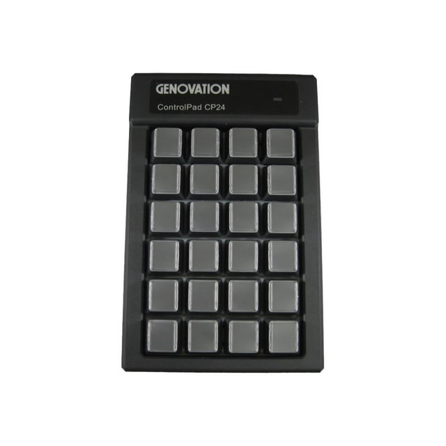 Genovation Controlpad CP24 - Clavier - USB - Noir