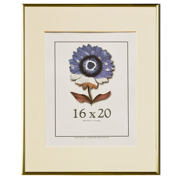 16x20 Shiny Gold Metal Picture Frame
