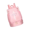 thumbnail image 3 of Bolsa de ballet Bolsa de danza de ballet para niña Bolsa de almacenamiento duradera ligera Casual Linda decoración de encaje rosa, 3 of 8