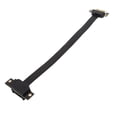 thumbnail image 4 of Cable de extensión PCIE 3,0 1X, extensor de cinta de tarjeta vertical PCIE de ángulo recto de 90 grados, Cable de extensión de velocidad completa, 4 of 8