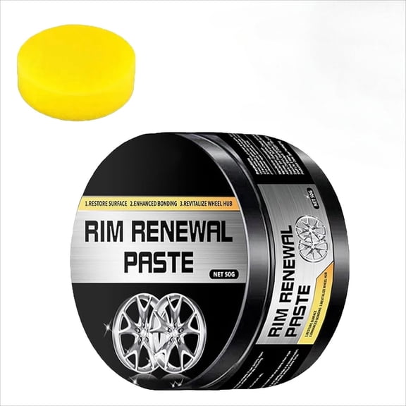 Rim Repair Kit for Curb Rash, All in One Wheel Scratch Renewal Paste 2.8oz