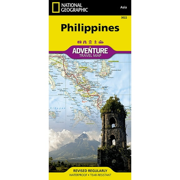 Philippines Adventure Travel Map: 9781566956154