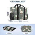 thumbnail image 2 of FORMRS Tote Bag for Women Large Capacity Canvas Travel Foldable Carry On Shopping Handbag, Winter Goose, 2 of 8