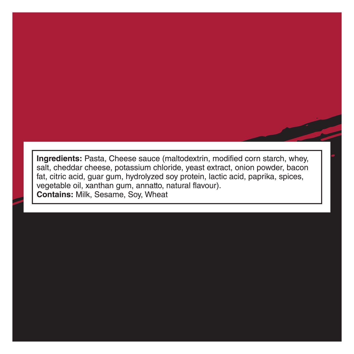 Cheetos pâtes avec sauce Macaroni au fromage saveur Bacon fromagé