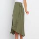 thumbnail image 1 of Falda Casual Irregular con Pliegues Asimétricos Maxi para Mujeres en Fiesta de Verano FLhrweasw Para estrenar, 1 of 6