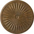 thumbnail image 1 of Ekena Millwork CM33LERZS Leandros Ceiling Medallion, Rubbed Bronze, 1 of 4