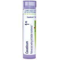 Boiron Causticum 1M, Homeopathic Medicine for Bed-Wetting And Bladder Incontinence, 80 Pellets