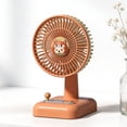 thumbnail image 6 of Kbndieu USB Desk Fan, Small Quiet Powerful 3 Speeds, Personal Mini Portable Desktop Table Fans, Cooling for Home Office Car Travel Indoor Outdoor Khaki, 6 of 9