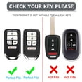thumbnail image 2 of for 2016-2022 Honda Key Fob Cover with Keychain, Premium Soft TPU Full Protection Key Fob Case for Honda Accord Civic CRV Pilot Ridgeline Passport Smart Remote Protector, 2 of 9