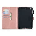 thumbnail image 5 of iPad Mini Case, iPad Mini 2/ Mini 3 Case, Allytech Emboss Butterfly PU Leather Cover Folio Flip Case Stand with Credit Card Slots for iPad Mini 1/ Mini 2/ Mini 3, Rosegold, 5 of 9