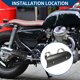 thumbnail image 2 of Guardia Térmica de Escape Única Bargains con Abrazadera para Aislamiento Térmico de Motocicleta Carbono Fibra 145x62mm 1 Juego Negro, 2 of 7