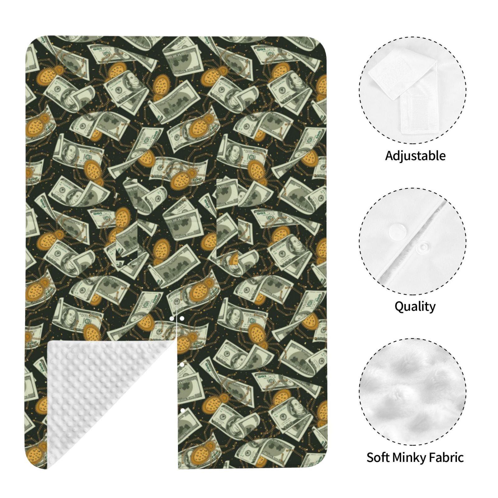 Car Seat Cover Baby - dollar golden spiders cool print Breathable Infant Car Seat Cover for Baby Carseat, Lightweight Comfort Baby Essentials Must Haves Newborn Stuff for Girl Boy