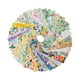 thumbnail image 3 of Rollo de 40 tiras de algodón precortadas de colores para patchwork y acolchado con diseño floral 6.5x100cm, 3 of 9