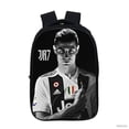 thumbnail image 2 of GP1 Cristiano Ronaldo Patrón Mochila Regalo Escolar Para Niños Bolsa De Estudiante Ordenador Portátil Gran Capacidad Doble Entrepiso PG1, 2 of 4