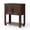Walnut, variant on Buildhom Farmhouse Coffee Bar Cabinet with 2 Doors & Open Shelf, Kitchen Storage Station for Dining Room, Living Room, White