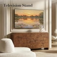 thumbnail image 6 of Vintagearth 9 Drawers Dresser for Bedroom, Curved FSC-certified Wood 1.18" Thick Board Dressers & Chests of Drawers for  Living Room, Hallway, Entryway, Dark Burl, 6 of 7