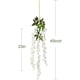 thumbnail image 5 of Flores artificiales, glicina artificial, para bodas, decoraciones, hogar, jardín, fiesta, decoración, flor artificial, 6 uds. Sincero Hogar, 5 of 8