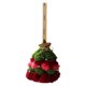 thumbnail image 1 of Christmas Tree Ornament | Star-Topped Knitted Plush Decoration | Soft Cozy Rustic Hanging Loop | Festive Holiday Wreath Decor | Wood & Ribbon Details, 1 of 5